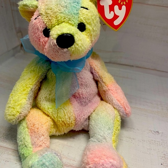 Mellow unique beanie baby and Mr bear - Picture 1 of 6